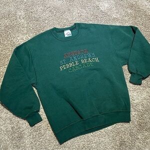 Jerzees cotton sweats vintage crew neck sweatshirt kc